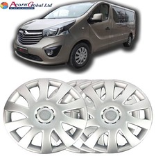 16" WHEEL TRIM TO FIT VAUXHALL VIVARO HUB CAPS SET 4 WHEEL COVERS 