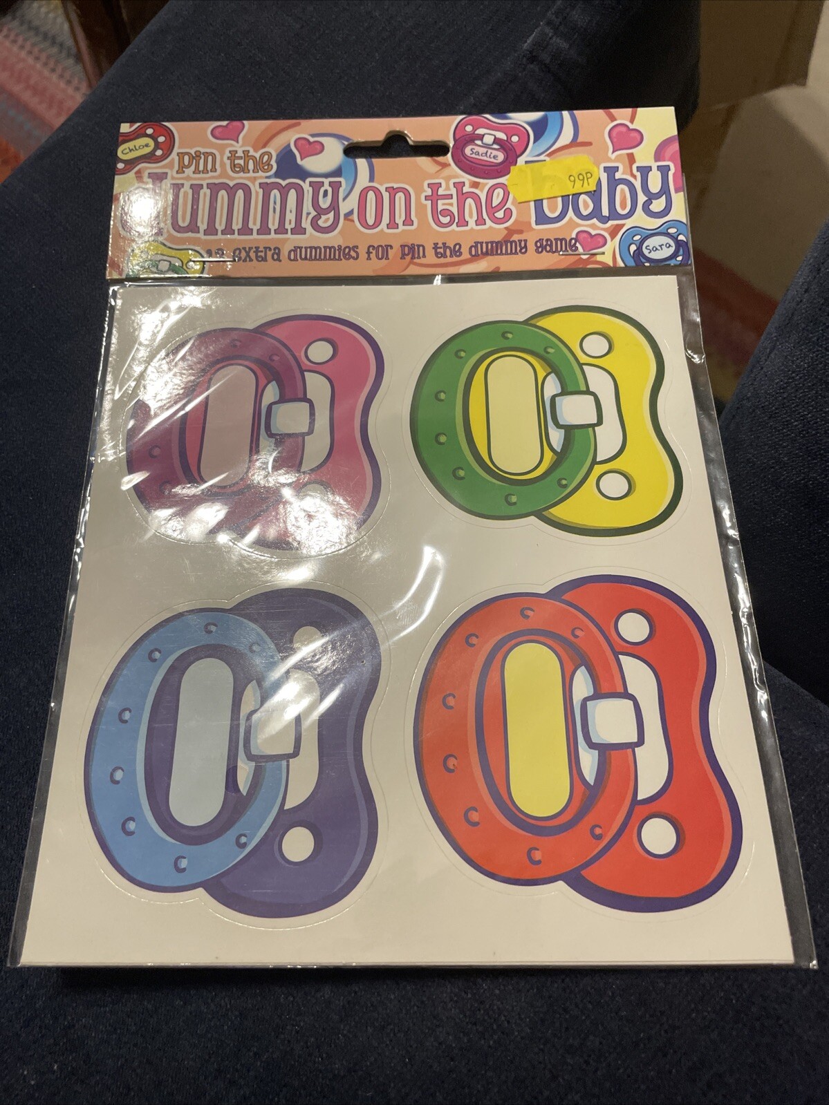 Extra dummies for Pin The Dummy On The Baby game 