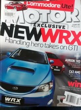 MOTOR CAR MAGAZINE Oct. 2007 *NEW WRX - Handling hero takes on GTI*
