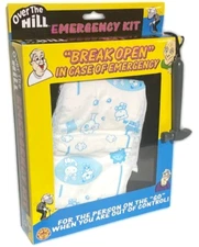 BREAK OPEN IN CASE OF EMERGENCY KIT Diaper + Hammer Box OTH Gag Joke Prank Gift