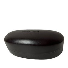 Michael Kors Dark Brown Clamshell Hardshell Eyeglass Case