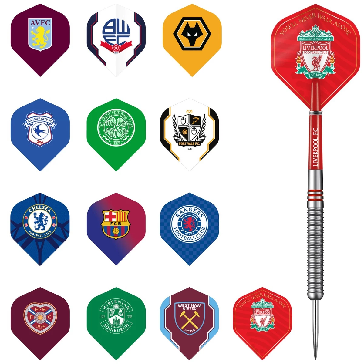 Celtic FC Dart Flights - 100 Micron - No2 - Std - F2 - Crest