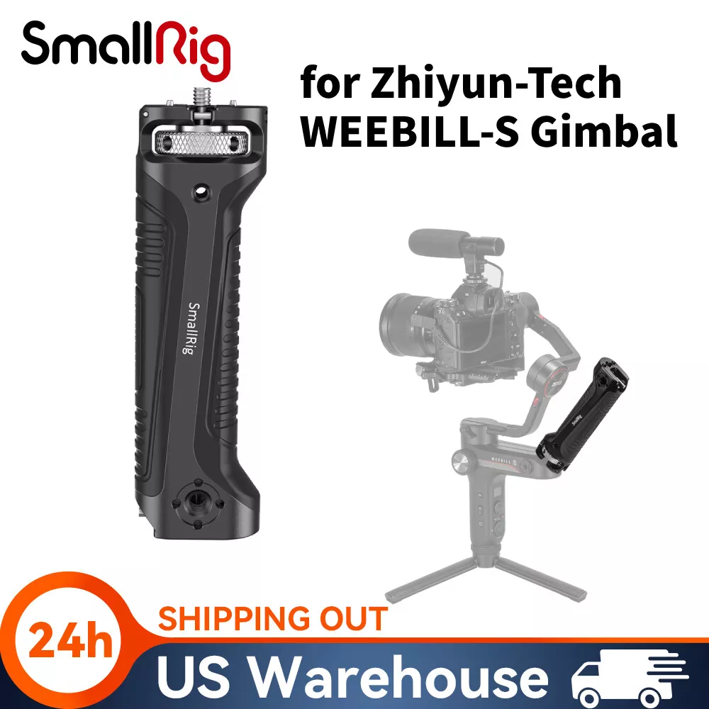 SmallRig Grip Handle w/Cold Shoe Mount for ZHIYUN WEEBILL S Gimbal  Stabilizer