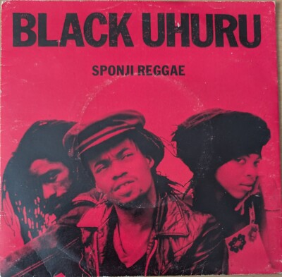 BLACK UHURU sponji reggae ORIGINAL UK PICTURE SLEEVE 7'' FREE POSTAGE