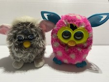 Vintage 1998 Owl Tiger Electronics Furby Gray Fur Furby Boom Pink NOT WORKING