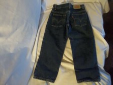 YOUTH BOYS LEVI 550 REGULAR RELAXED JEANS SIZE 8- Bin P