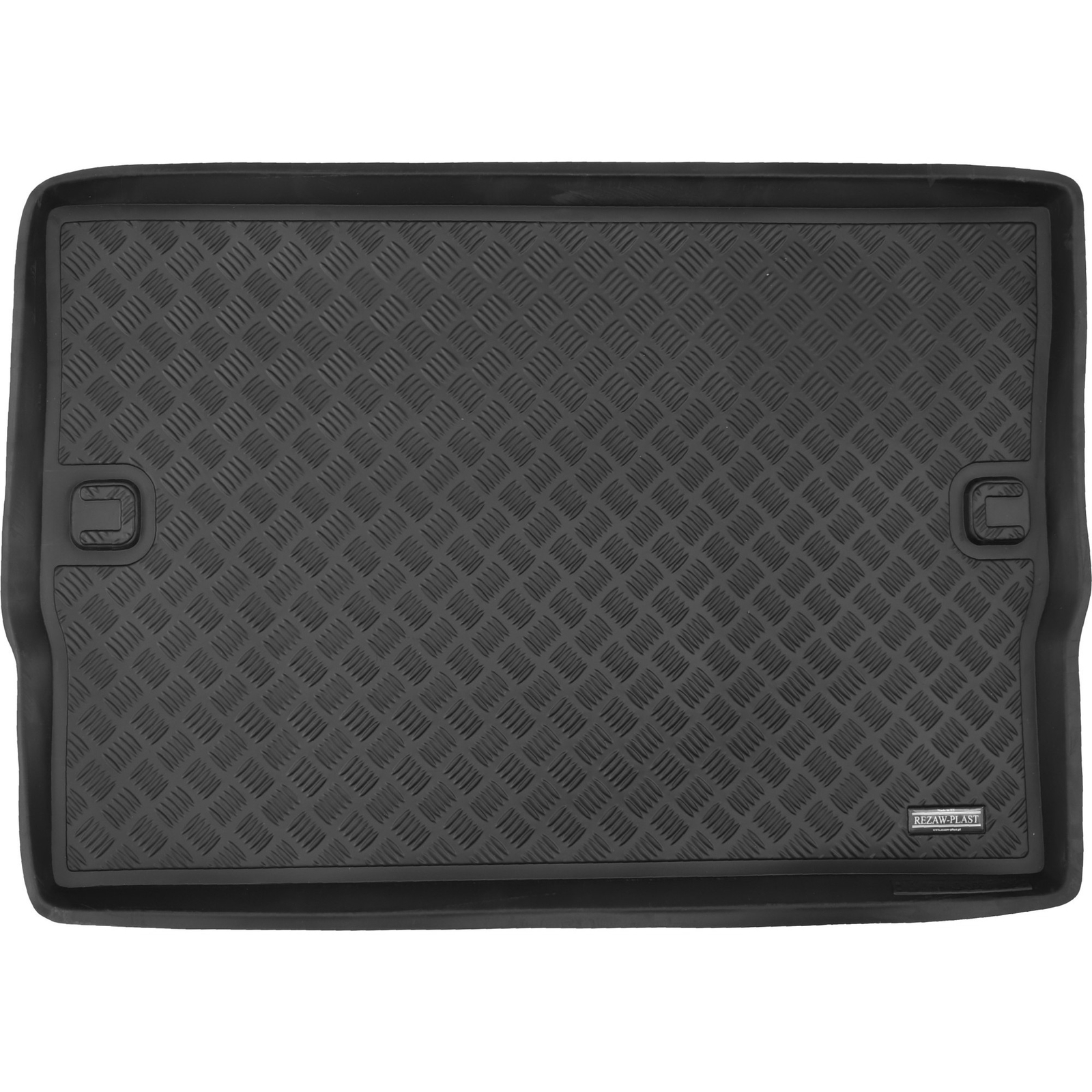 Tapis de coffre Rezaw-Plast pour Peugeot Traveller Long depuis 2016 en caoutchouc noir