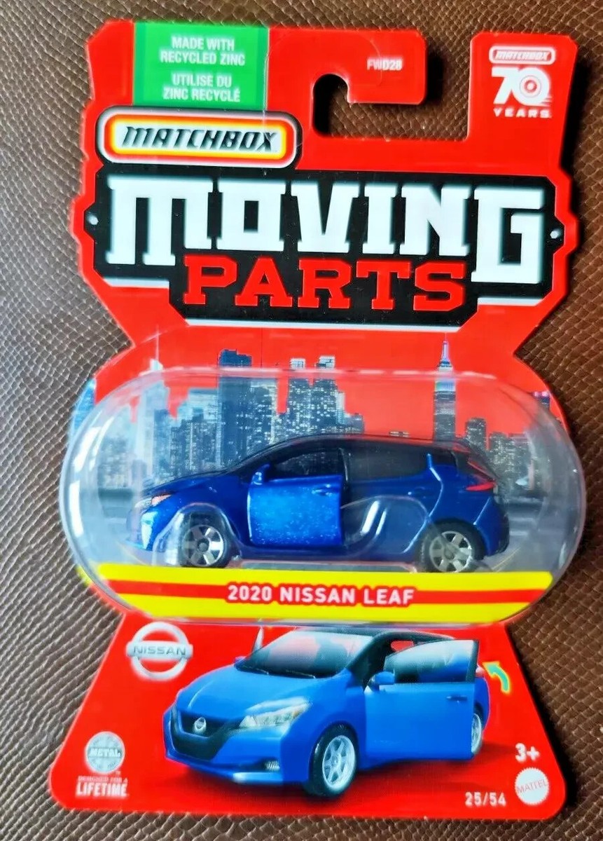 MATCHBOX MOVING PARTS MBX 2020 NISSAN LEAF blue | eBay