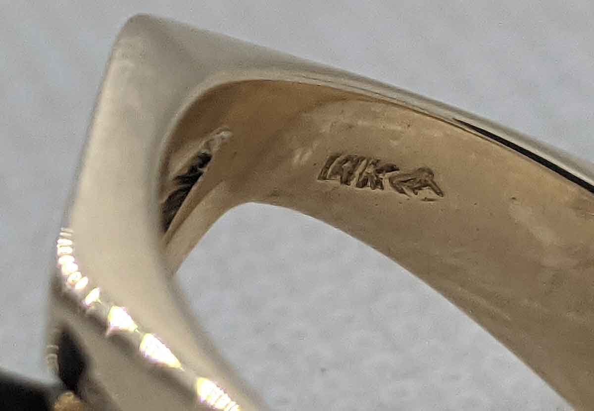 14k Solid Yellow Gold Designer Single Diamond Odd… - image 23