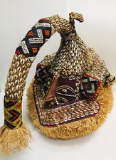 Kuba Mukenga Mukyeem Mask  Mwaash aMbooy African Bakuba Bushoong Tribal Art  C