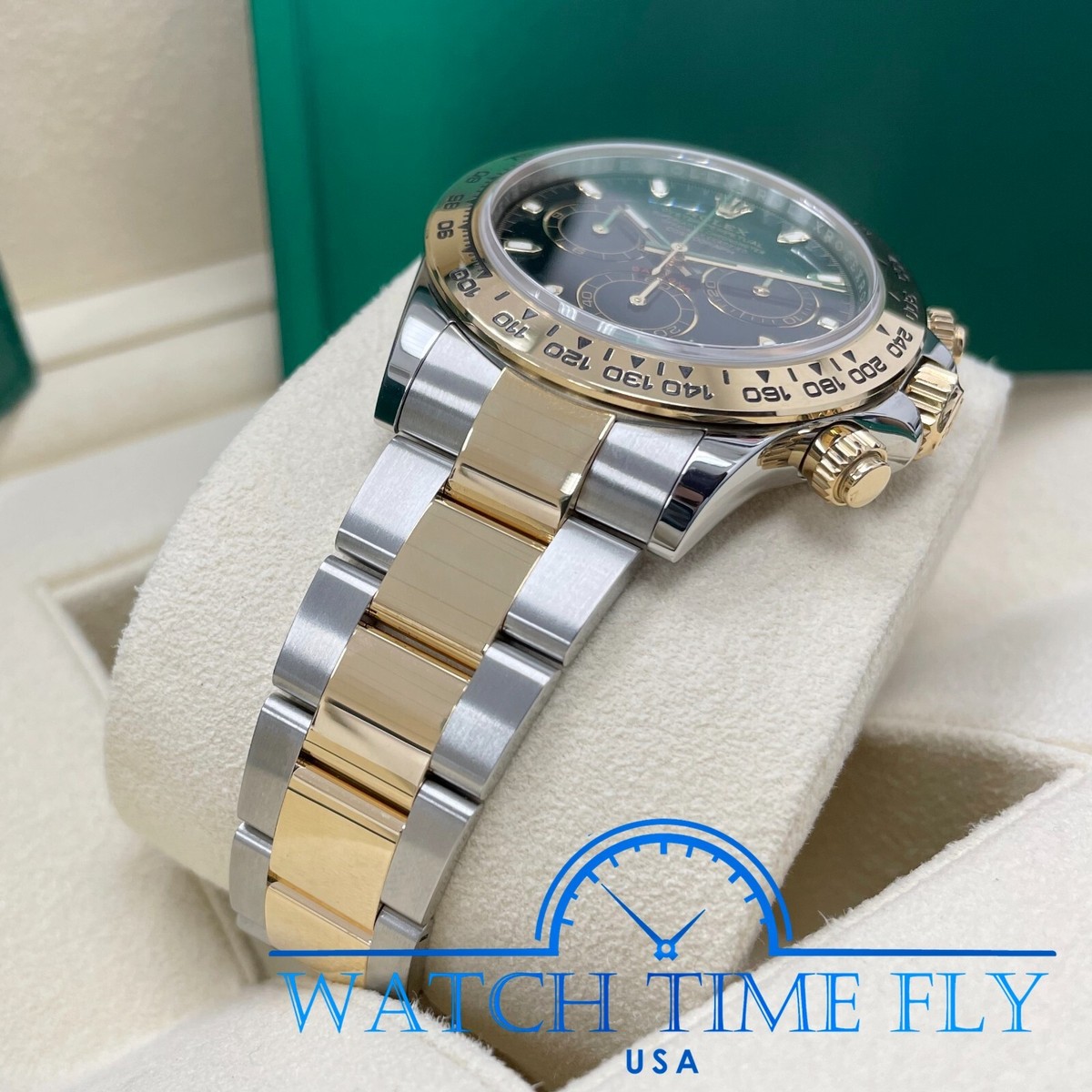 Rolex Daytona 116503 Black Index Dial Two Tone Yellow Gold