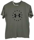 Under Armour Stars T-Shirt Men's 2XL Short Sleeve Loose Graphic Green