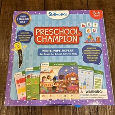 Skillmatics Preschool Champion. Write, Wipe, Repeat. 16 Activities  2 Dry Erase