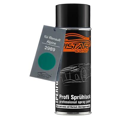 Autolack Spraydose für Renault Alpine 2989 Vert Sapin Metallic Basislack