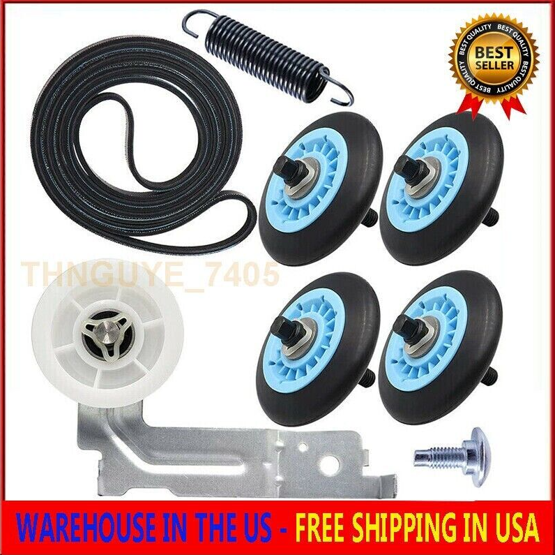 Dryer Roller Pulley Belt Repair Kit For Samsung DV42H5200EW/A3 DV45H7000EW/A2 eBay