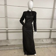 MICHAEL COSTELLO X REVOLVE Open Back High Neck Ravi Gown Women's Sz XL