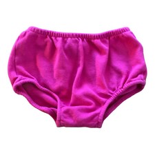 Ralph Lauren Baby Girl Diaper Cover Size 9 Months Hot Pink Cotton Mesh EUC