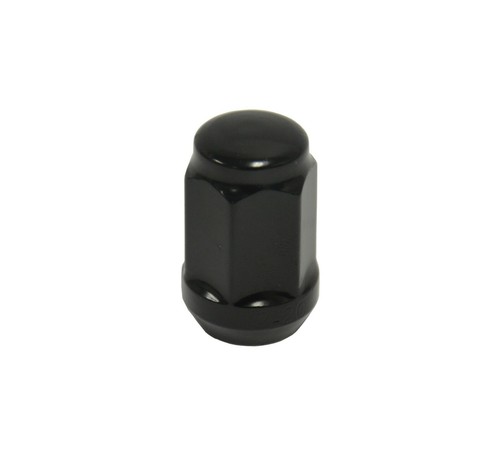 24PC THREAD SIZE 12X1.25 BLACK 1.38" BULGE ACORN LUG NUTS - Picture 3 of 3