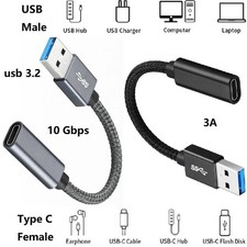 New USB C 3.1 Type C Female to USB 3.0 Type A Male Port Converter Adapter Plug