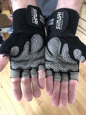 SIMDRI Breathable Workout Gloves for Men Women, Padded Weight Lifting Gloves