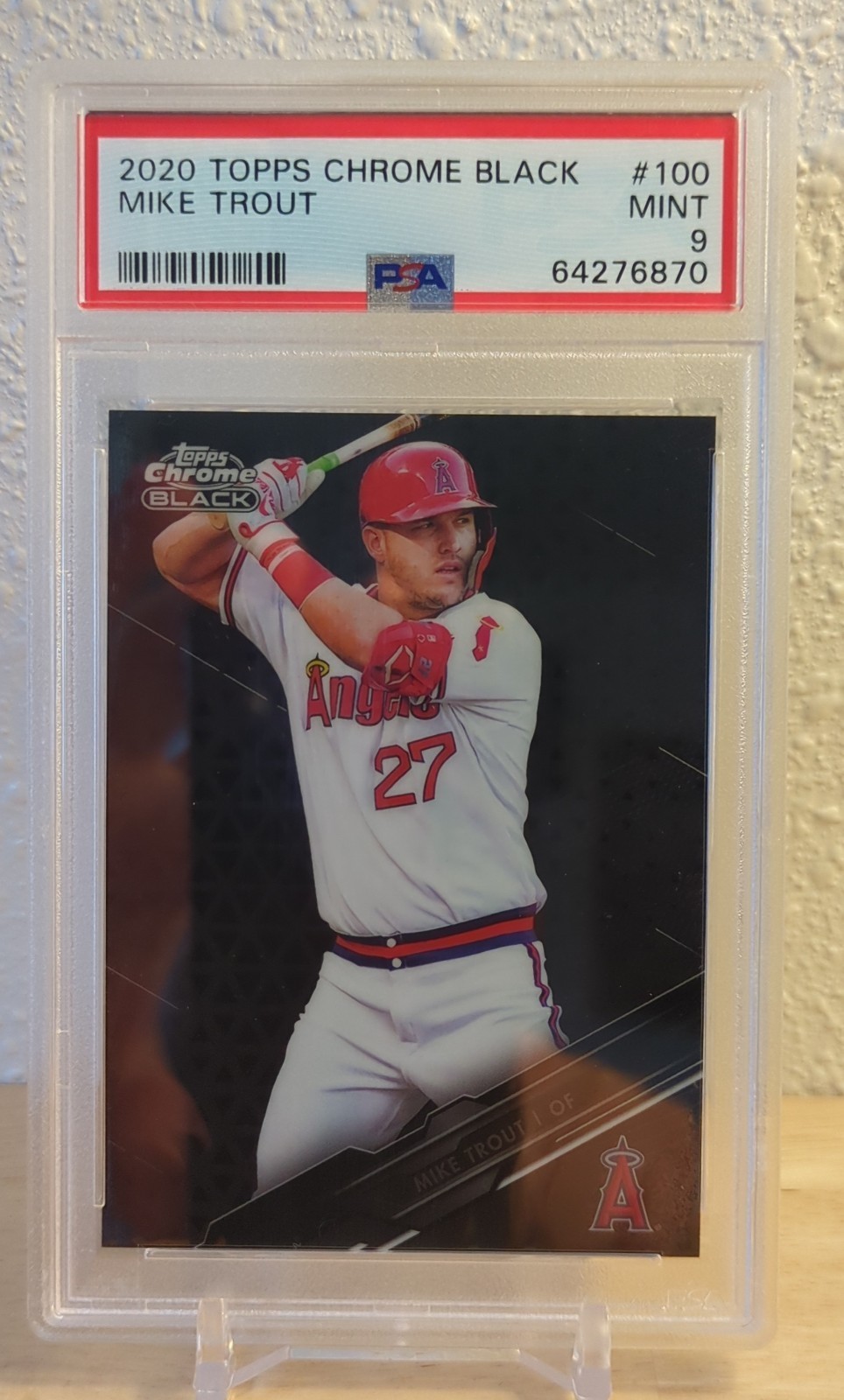 2020 Topps Chrome Black - Mike Trout #100