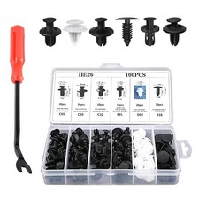 Car Bumper Retainer Clips Nylon Fasteners Rivets Bumper Clips Set Car Bumper