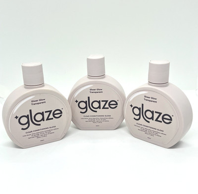 3X Glaze Clear Conditioning Gloss Sheer Glow Transparent Mirror Glaze  6.4 oz