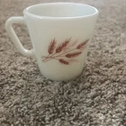 Vintage PYREX 1410 Mug Autumn Harvest Wheat D Handle