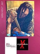 Brian Van Holt autographed signed 8x10 photo House of Wax JSA COA