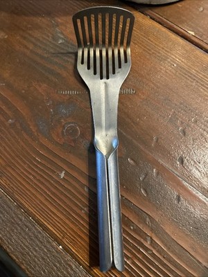 Vintage Metal Potato Masher Primitive Kitchen Utensil Gadget Primitive USA 1940s