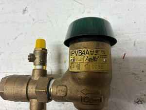 Used Apollo 4A Pressure Vacuum Breaker 3/4”Bronze,PVB4A Outside Lawn Sprinkler