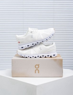 On Running Cloud 6 Herren-Sportschuhe weiß UK-Größe 10 brandneu