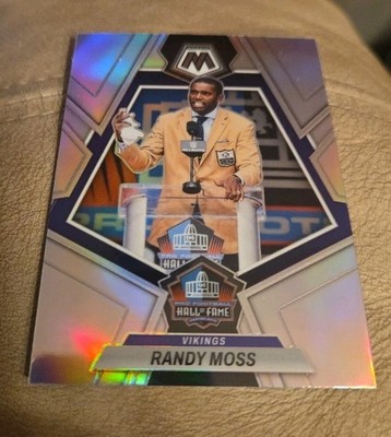 2023 Panini Mosaic - Hall of Fame Randy Moss #278 Silver Prizm