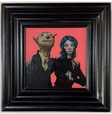 Esao Andrews Original Painting, Not A Print,  Oil On Panel 2003