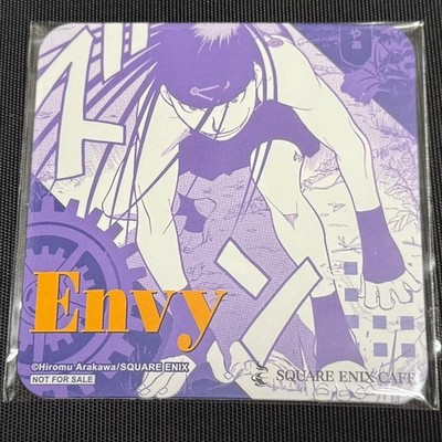 Envy Coaster Fullmetal Alchemist Scramble Cafe 20th Ann LE, Engraved