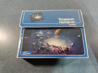 NIP 2019 Trapper Keeper Card Collecting Retro Game Ages 8 + BLUE SPACE COVER