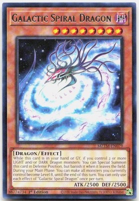 Galactic Spiral Dragon 1st Edition Rare Maze of the Master MZTM-EN079 NM