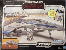 Hasbro 2024 Star Wars The Vintage Collection TVC E-Wing Fighter & KE4-N4 Droid