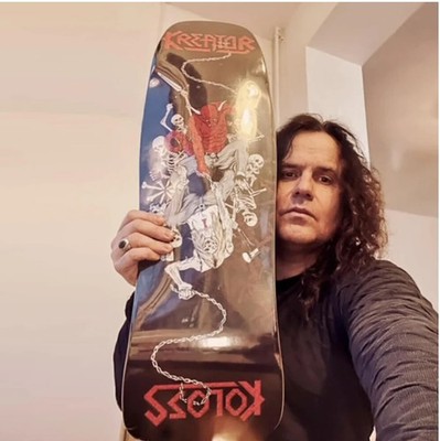 KREATOR / KOLOSS Skateboard Deck hellfest THRASH METAL SODOM NEU OVP LIMITIERT