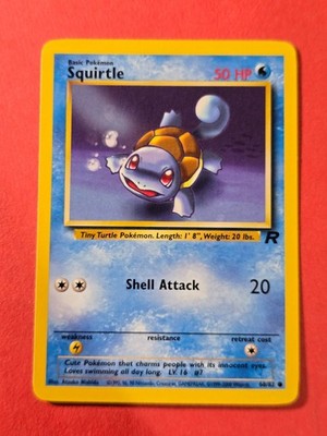 2000 Pokemon Team Rocket Unlimited #68 Squirtle, C, NF/H, cds1