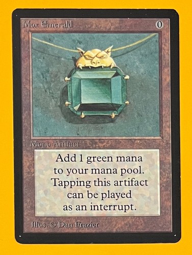 MTG MOX EMERALD Beta (OldManMTG 011-158)