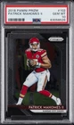 2018 PANINI PRIZM #102 PATRICK MAHOMES II PSA 10