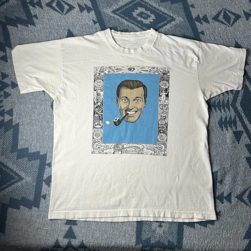 90s J R Bob Dobbs Church Of The Sub Genius Pop Humor 1990s vintage concert t-shirt, vintage, size XL, single stitch, B+ condition