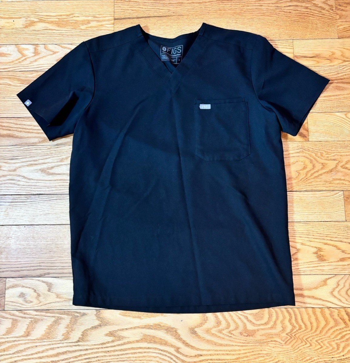 FIGS SCRUB TOP Technical Collection Men's SZ Medium Black | eBay