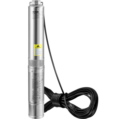 Deep Well Submersible Pump Stainless Steel Water Pump 0.5HP 28GPM 167 ft - Picture 10 of 12