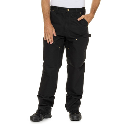 Carhartt Loose Fit Duck Double Front Straight Leg Canvas Jeans 44x32 Men's Black