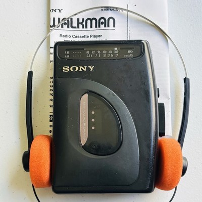 SONY Walkman WM-FX21 Cassette Player withAM/FM Radio -New Belt - Reconditioned.