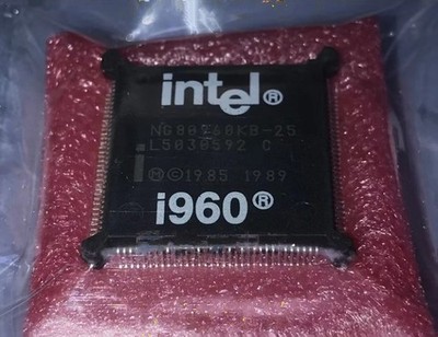 INTEL NG80960KB-25 I960 PQFP-132 RISC 32-bit Microprocessor 25MHz MPU  RH