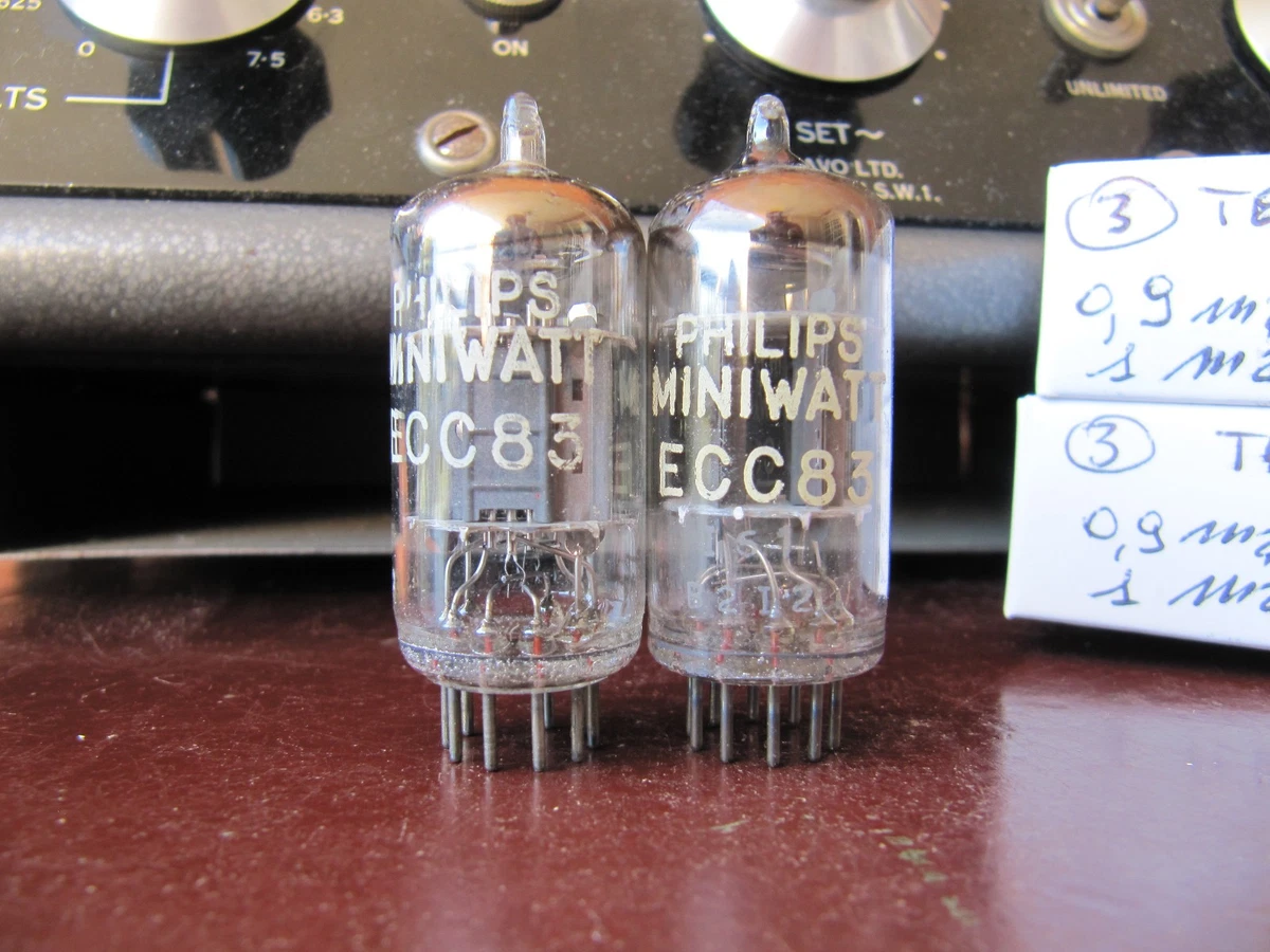PHILIPS 12AX7/ECC83 双三極管 NOS品 ペア フィリップス ヴィンテージ