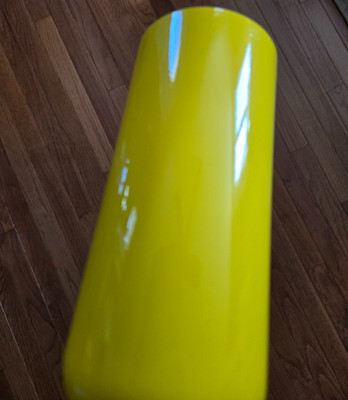 High Gloss Yellow Safety Powder Coating Paint 5LBS FREE SHIPPING
